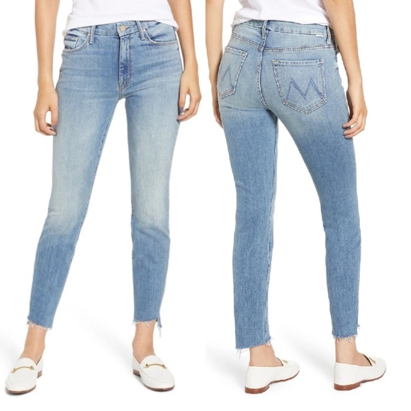 Mother Denim The Looker Ankle Step Fray in Truth Or Dare - Picture 1 of 15